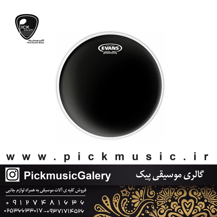 پوست مشکی Evans ایونس مدل onyx سایز 14 اینچ