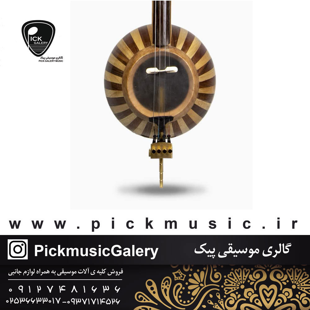  کمانچه خیام چهل ترکه آبنوس