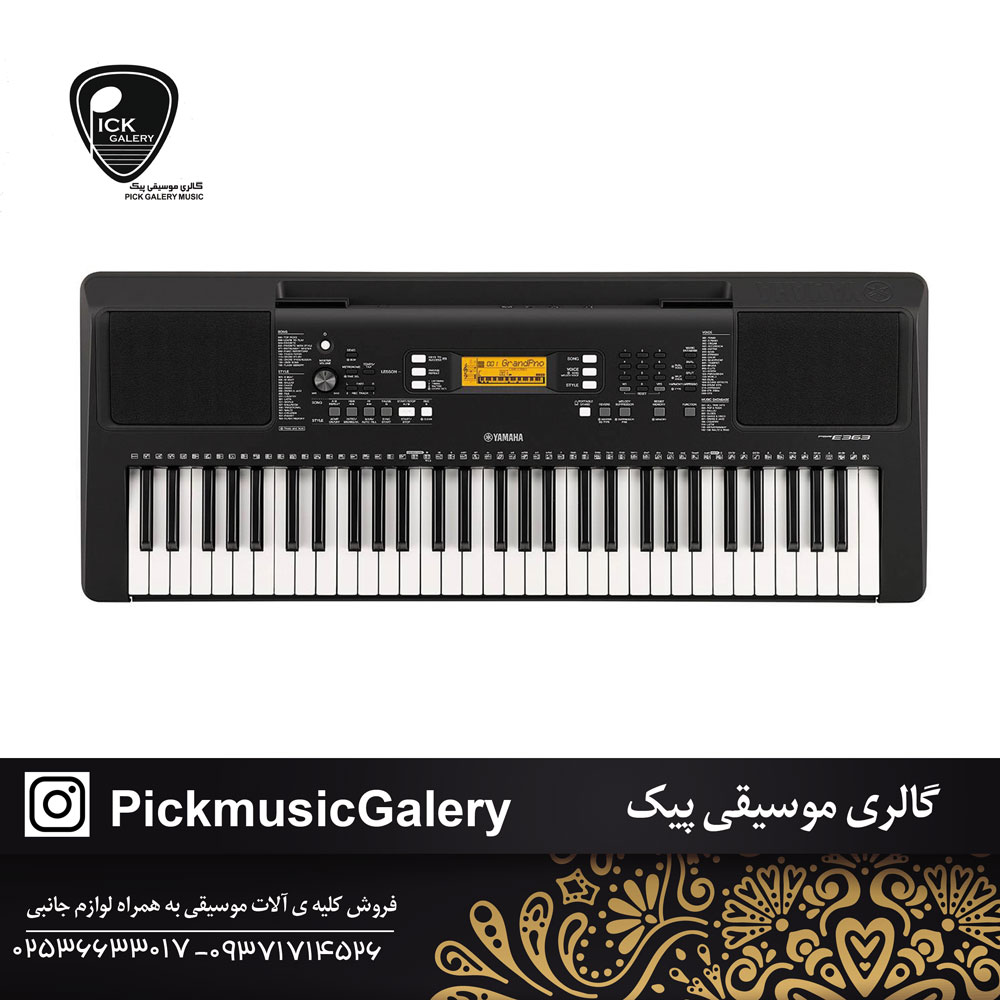  کیبورد یاماها مدل PSR-E363 