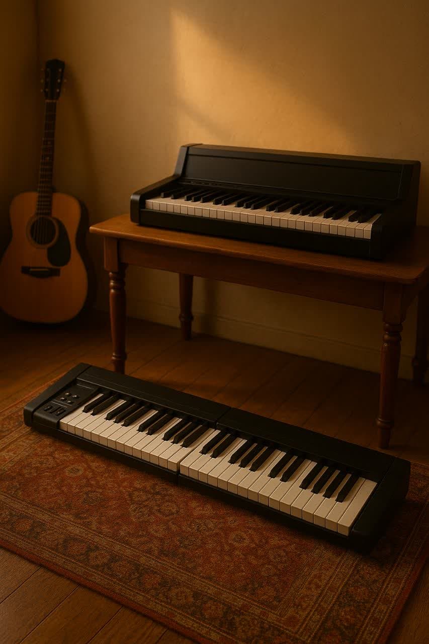  تفاوت پیانو تاشو با پیانو دیجیتال