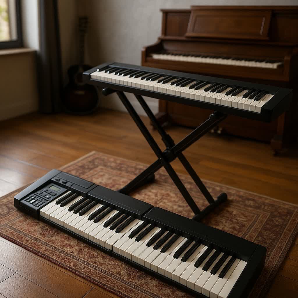  تفاوت پیانو تاشو با پیانو دیجیتال